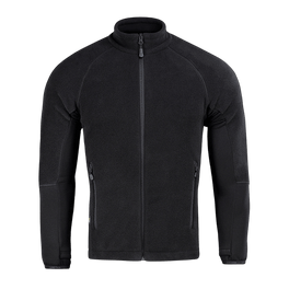 M-Tac Polartec Sport -fleecatakki mustana, valmistettu Polartec® 200 Series -fleecestä.