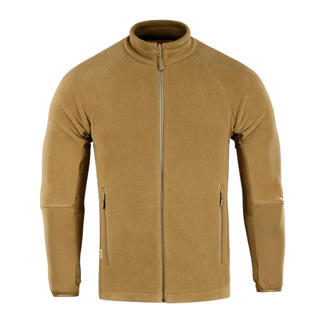 M-Tac Polartec Sport Fleecejakke i brun med lynlås, designet til varme og komfort i både koldt og mildere vejr.