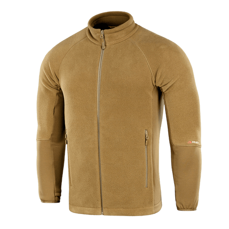 M-Tac Polartec Sport Fleecejakke i brun, praktisk fleecejakke til udendørs brug, fremstillet af varmeisolerende Polartec® 200 Series materiale.