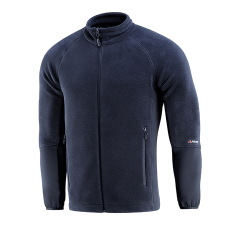 M-Tac Polartec Sport Fleecejakke i sort, ideel til overgangsperioder og koldt vejr, fremstillet af premium Polartec® 200 Series fleece.