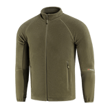 M-Tac Polartec Sport Fleecejakke i olivengrøn farve, lavet af Polartec® 200 Series fleece til overgangs- og koldt vejr.