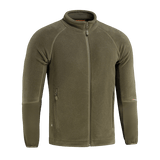 M-Tac Polartec Sport Fleecejakke i grønt, ideel til både overgangsperioder og som mellemlag i koldt vejr, lavet af Polartec® 200 Series fleece.