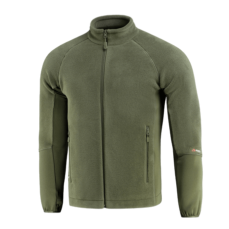 M-Tac Polartec Sport Fleecejakke i grøn, lavet af Polartec® 200 Series fleece for varmeisolering og komfort.