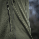 M-Tac Polartec Sport Fleecejakke i grøn med lynlåsdetalje, perfekt til overgangsperioder og koldt vejr.