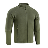 M-Tac Polartec Sport Fleecejakke i olivengrøn, ideel til overgangsperioder og koldt vejr, med varmeisolering og åndbarhed.