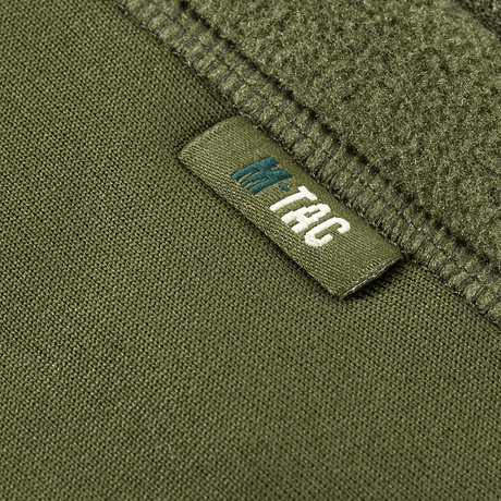 M-Tac Polartec Sport Fleecejakke detalje med premium Polartec® 200 Series fleece til varmeisolering og holdbarhed.