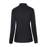 Mørk grå M-Tac Delta Polartec Fleecejakke Dame set bagfra, fremstillet af Polartec® Micro Series-fleece, med høj komfort og varme.