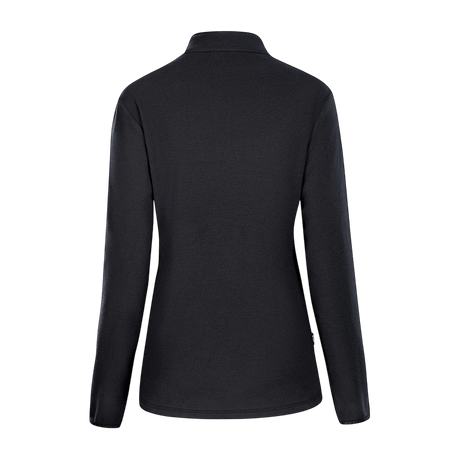 Mørk grå M-Tac Delta Polartec Fleecejakke Dame set bagfra, fremstillet af Polartec® Micro Series-fleece, med høj komfort og varme.