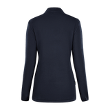 M-Tac Delta Polartec Fleecejakke Dame set bagfra, elegant design i sort, lavet af blødt og varmt Polartec® Micro Series-fleece til kvinder.