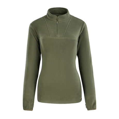 M-Tac Delta Polartec Fleecejakke Dame i olivengrøn farve med komfortabelt og varmt design, ideel til kolde dage.