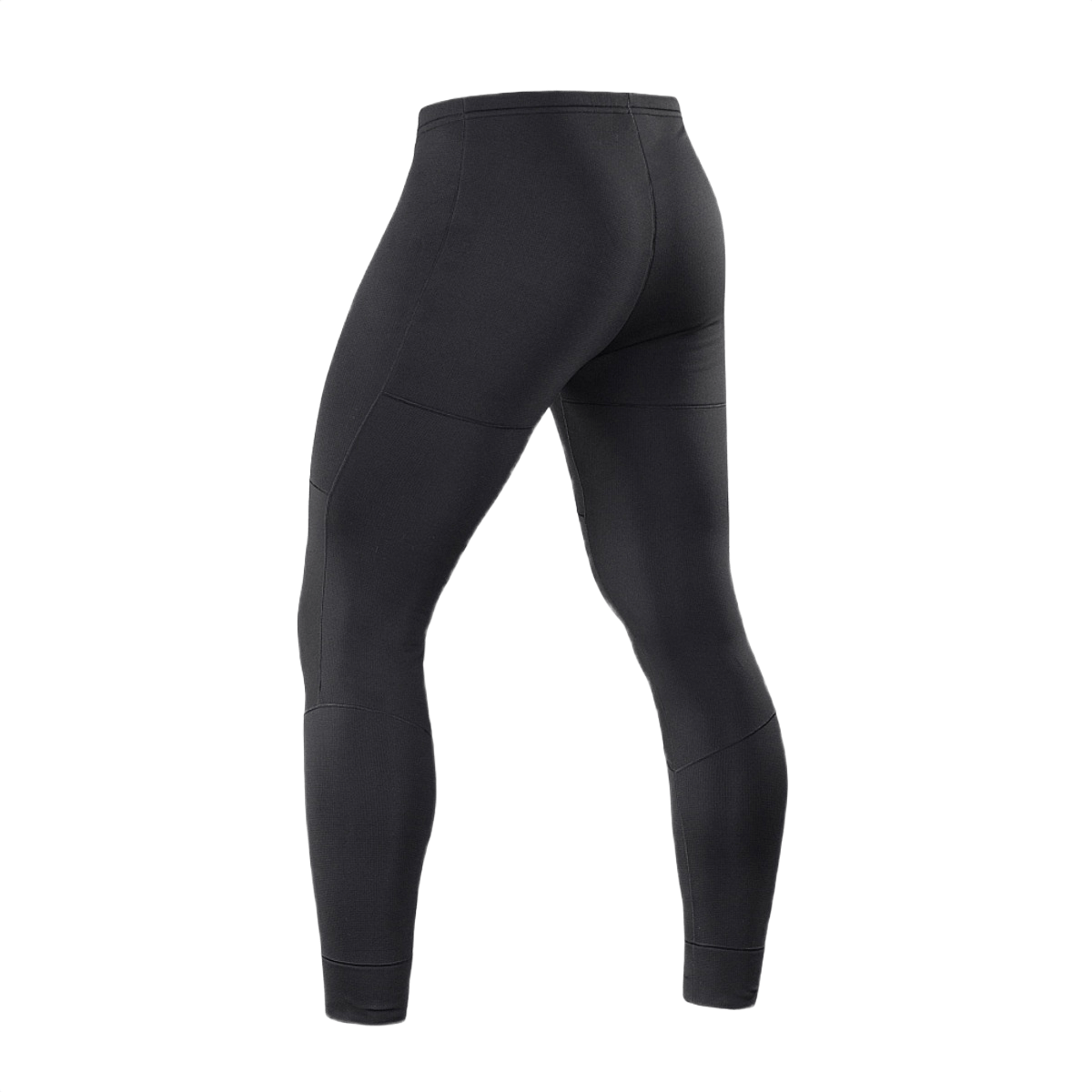 M-Tac Vinter Baselayer 3/4 Bukser i sort premium fleece, anatomisk pasform, ideel til vinterbrug