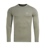 M-Tac Thermal Shirt Polartec Vinter Baselayer Vent i grå, lavet af Power GRID® materiale, ideel til vinter og lavsæson.
