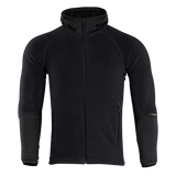 M-Tac Polartec Sport Hættetrøje i sort, fremragende varmeisolering og åndbarhed, lavet af avanceret Polartec® materiale.