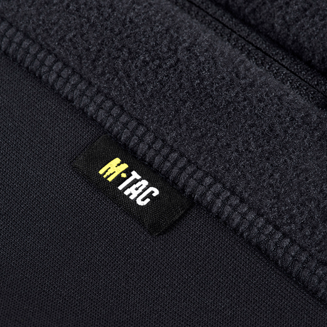 M-Tac Polartec Sport Hættetrøje detaljebillede, viser avanceret Polartec®-materiale for optimal varmeisolering og komfort.