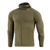 M-Tac Polartec Sport Hættetrøje i olivengrøn med avanceret varmeisolering og åndbarhed, ideel til fysisk aktivitet og skiftende vejr.