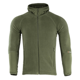 M-Tac Polartec Sport Hættetrøje i grøn, fremragende varmeisolering og åndbarhed, fremstillet af avanceret Polartec®-materiale