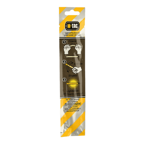 M-Tac Glow Stick 15 cm, lyskilde uden elektricitet, op til 24 timers lys, ikke-giftig, alsidig brug