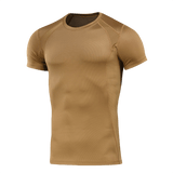 M-Tac T-Shirt Sweat-Wicking Athletic Gen.II i brun, ideel til træning og daglig brug, lavet af svedtransporterende polyester.