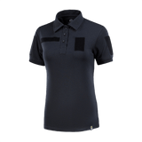 M-Tac Tactical Polo-Shirt 65/35 Lady for kvinder, komfortabel og slidstærk bomulds-polyester polo med velcro til fastgørelse.