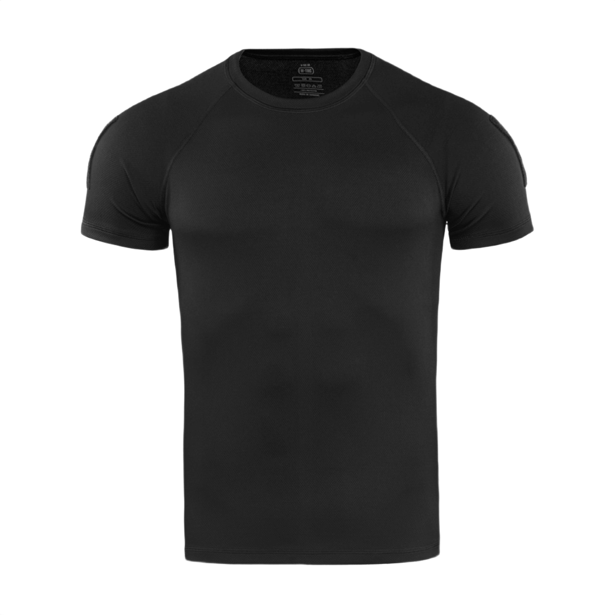 M-Tac T-Shirt Raglan Sweat-Wicking Tactical Summer, perfekt til aktiv brug og komfort under udstyr, i svedtransporterende, hurtigtørrende polyester.