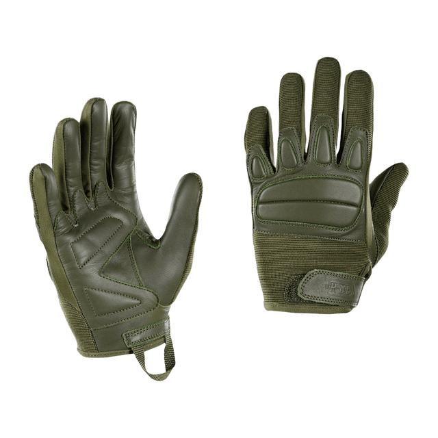 M-Tac Handsker Assault Tactical Mk.2 i ægte læder med syntetisk indsats og støddæmpende inserts for maksimal beskyttelse.