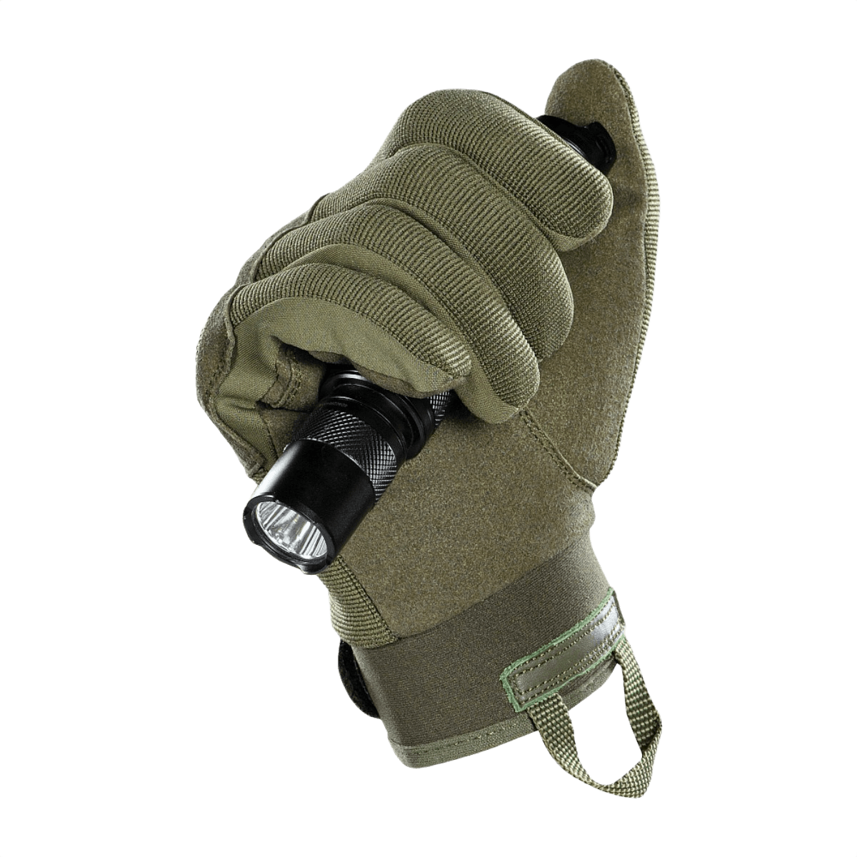 M-Tac Handsker Assault Tactical Mk.3 med forstærket håndflade og justerbar velcro, ideelle til våbenhåndtering i alle forhold.