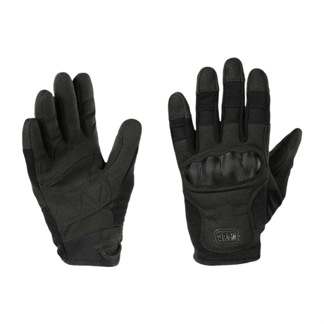 M-Tac Handsker Assault Tactical Mk.6 med åndbare zoner og forstærkede kno-pads for taktisk brug.