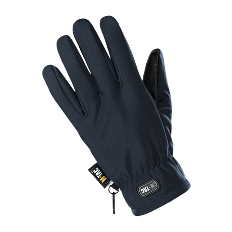 M-Tac Handsker Soft Shell Thinsulate til udendørs aktiviteter, vindbeskyttelse, hurtig tørring og touchscreen-kompatibel.