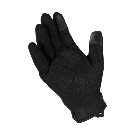 M-Tac Handsker A30 med mikrofiberforbedret håndflade, touchscreen fingre og slidstærkt mesh-ydre for skydning og træning.