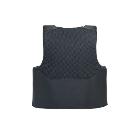 Anorak Niobium® Concealable I Stik & Skudsikker Vest, sort kropspanservest til diskret beskyttelse mod skydevåben og knive.