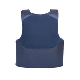 Anorak Niobium® Concealable I Stik & Skudsikker Vest set bagfra med beskyttende materiale mod skydevåben og knive.