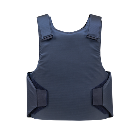 Anorak Concealable IV Cover vest i blå rip-stop materiale for diskret og komfortabel beskyttelse.