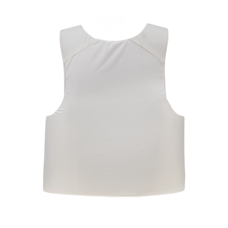 Anorak Concealable IV Cover i hvidt, ultra-tyndt rip-stop stof, designet til diskret dækning og komfort ved lang tids brug.