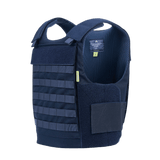 Anorak Niobium® Duty III-M Stik & Skudsikker Vest i marineblå, designet til multi-trussel beskyttelse mod skud og knivangreb.