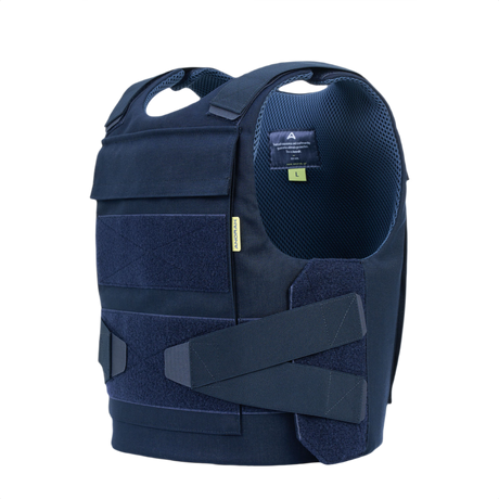 Anorak Duty II Cover vest, ergonomisk designet til sikkerhedspersonale, med CORDURA® ydermateriale og 3D SPACER Coolmax® indvendigt materiale.