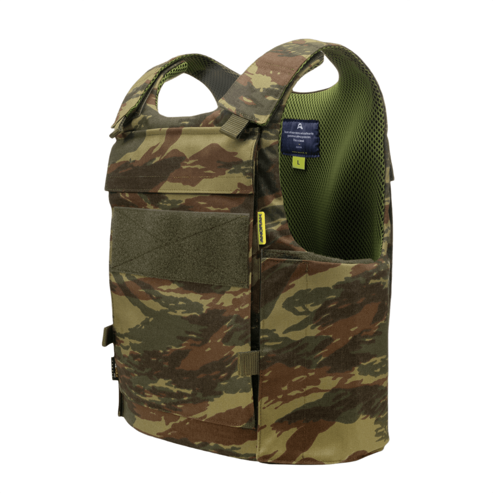 Anorak Titanium® Duty IV Stik & Skudsikker Vest i camouflage design til maksimal beskyttelse, Level IIIA, til politibetjente.