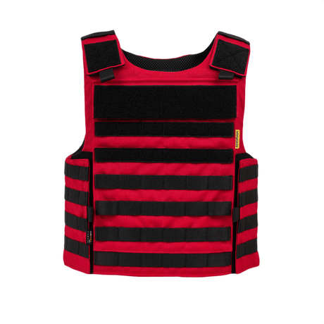 Anorak Rhodium® Instructor I Stik & Skudsikker Vest i rød med NIJ IIIA-beskyttelse mod knive og skarpe genstande