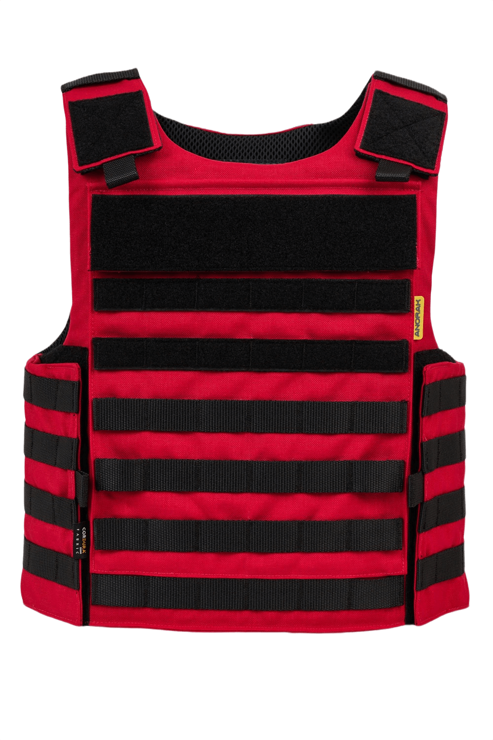 Anorak Chromium® Instructor I Skudsikker Vest i rødt med CORDURA yderstof og Coolmax foring til NIJ IIIA-beskyttelse.