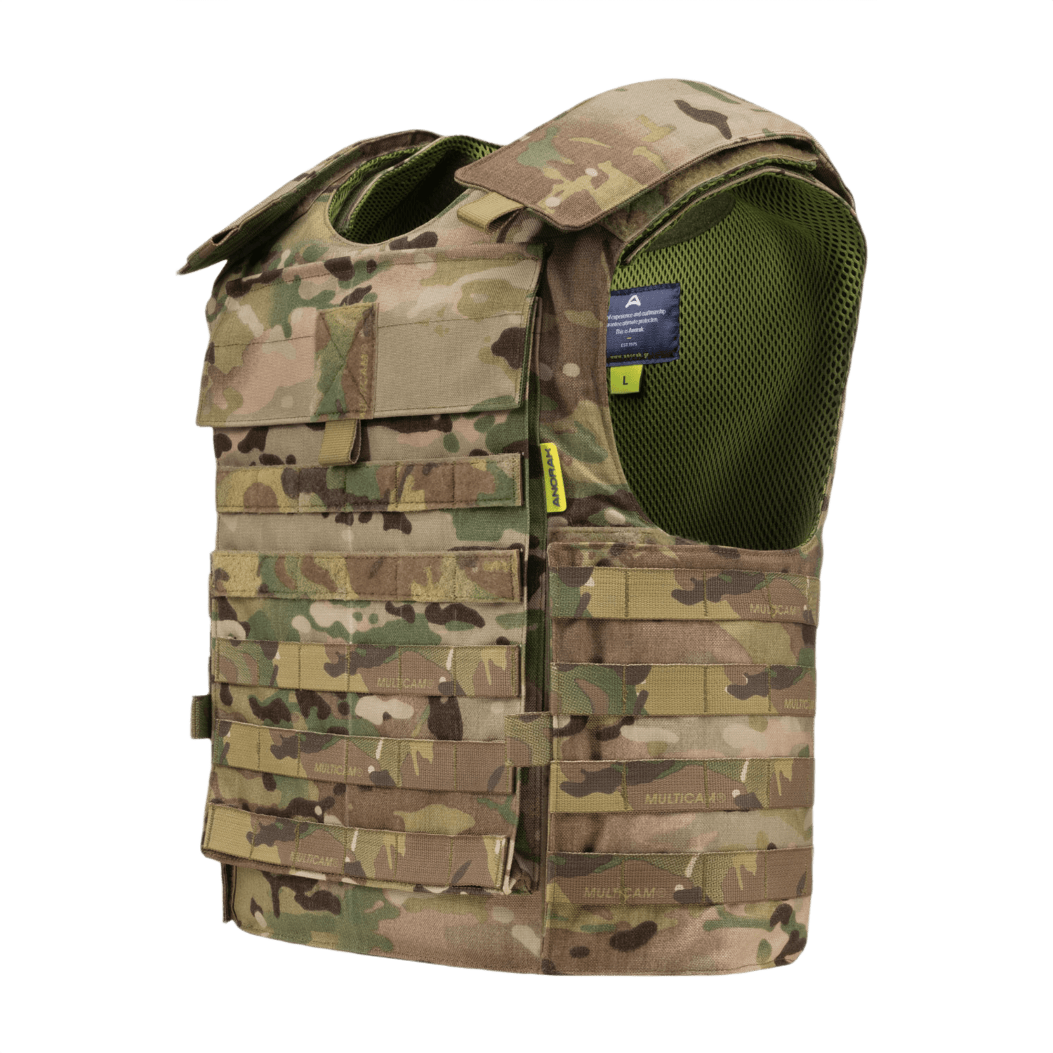 Anorak Chromium® Tactical II – fr.bk. MultiCam® Skudsikker Vest med maksimal IIIA-beskyttelse og omfattende kropsdækning