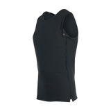 Anorak Rhodium® Undershirt I skjult beskyttelsesvest, niveau IIIA NIJ 0101.06, sort design, modstandsdygtig mod knive og skarpe genstande.