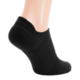 M-Tac Sportsokker til løb og fritidsaktiviteter, ergonomisk pasform og fremragende ventilation, sort farve, tæt elastisk manchet.