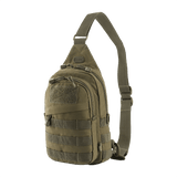 M-Tac Assistant Taske kompakt rygsæk med justerbare stropper og MOLLE-paneler, designet til daglig brug og organisering af udstyr.