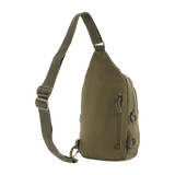 M-Tac Assistant Taske i militærgrøn med justerbar sele, MOLLE-paneler og indvendige lommer til praktisk daglig brug.