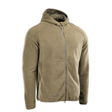 M-Tac Lite Microfleece Hættetrøje i elastisk og åndbar mikrofleece med hætte og elastiske kanter, ideel til daglig brug og friluftsliv.