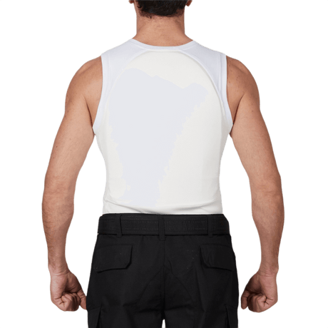 Anorak Undershirt I Cover set bagfra, bæres under en skjorte for diskret beskyttelse, letvægtsmaterialer sikrer åndbarhed og komfort.