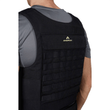 Bagside af Anorak Chromium® Duty III-M Skudsikker Vest med CORDURA® yderskal og antibakteriel foring, set fra højre side.