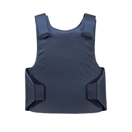 Anorak Concealable IV Cover vest i blå rip-stop materiale for diskret og komfortabel beskyttelse.