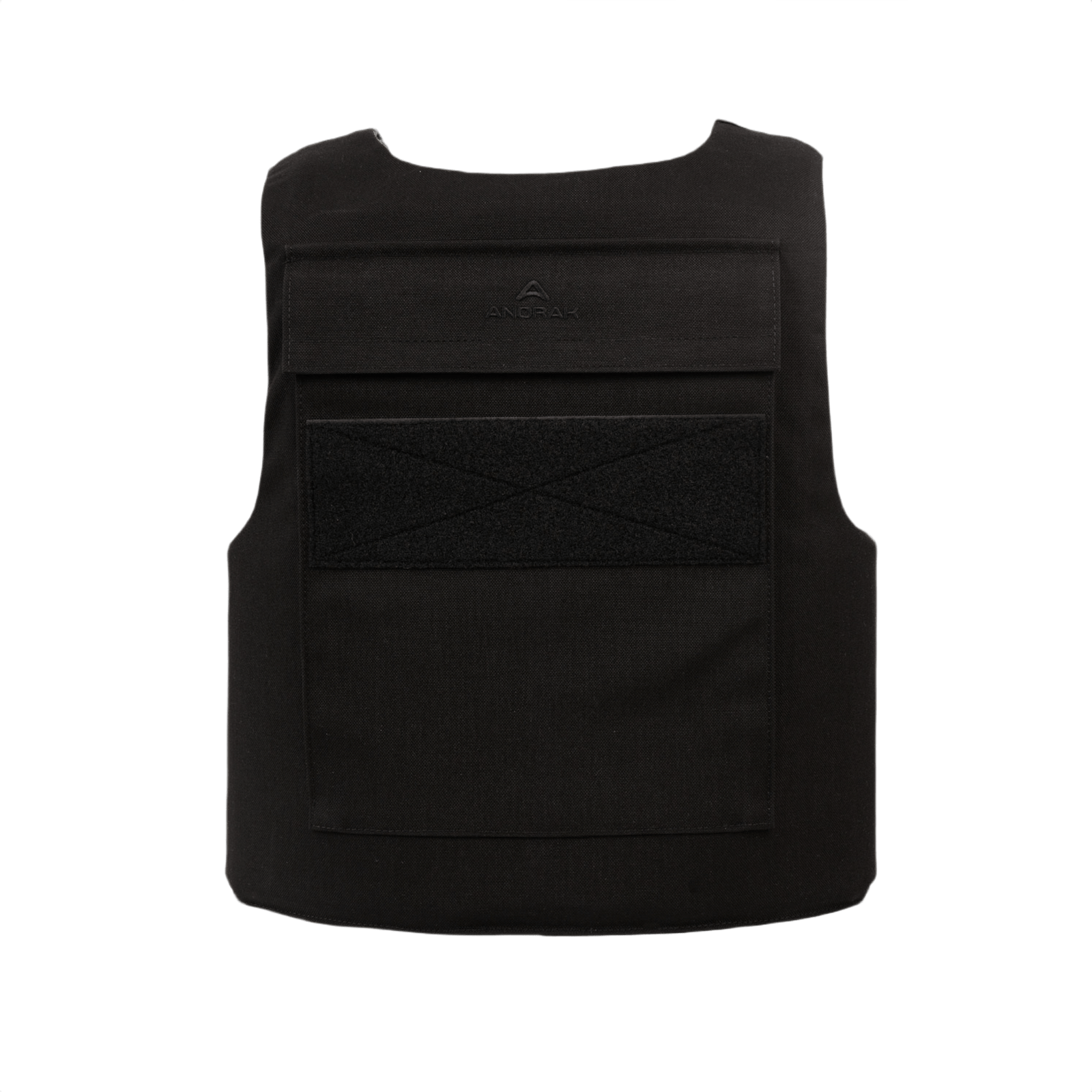 Anorak Rhodium® Duty IV Stik & Skudsikker Vest, soft armor-vest med NIJ IIIA-beskyttelse mod knive og skarpe våben. Sort farve.