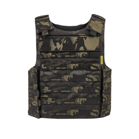 Anorak Rhodium® Tactical I MultiCam® Stik & Skudsikker Vest med niveau IIIA-beskyttelse og knivmodstand i camouflage design.