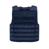 Anorak Titanium® Tactical I Stik & Skudsikker Vest i sort, ergonomisk designet til maksimal beskyttelse niveau IIIA, ideel til politi og militær.